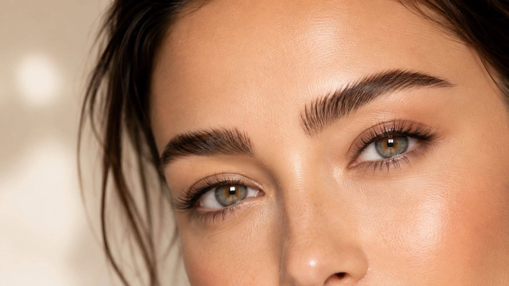 Brow feathering result